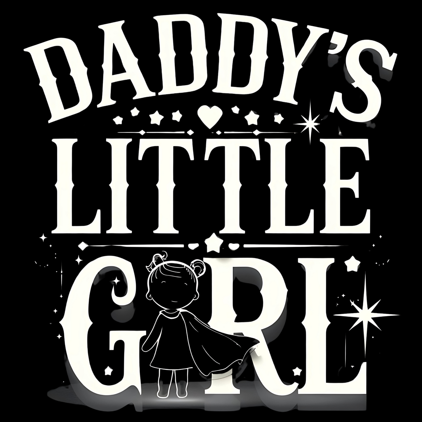 👧💕 Daddy’s Little Girl – Cute & Stylish T-Shirt for Daughters ✨