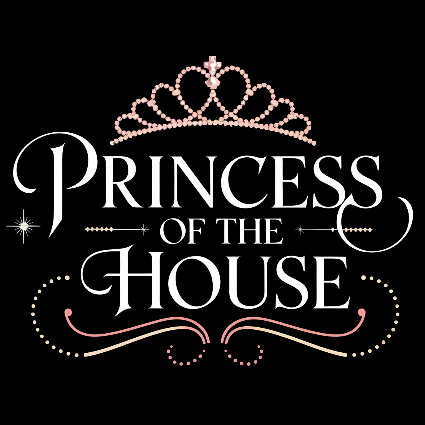 👑 Princess of the House – Cute & Stylish T-Shirt for Girls 👧✨