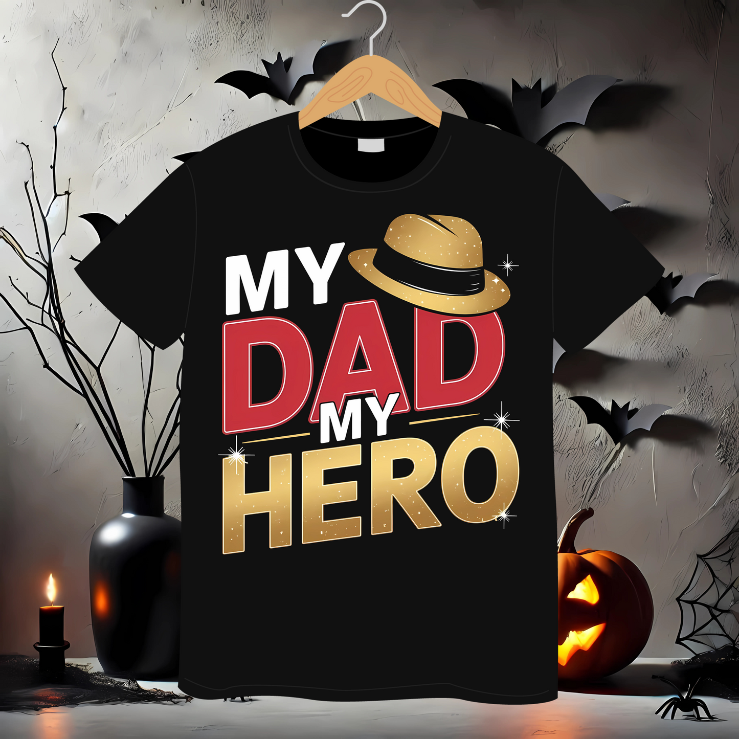 🦸‍♂️ My Dad, My Hero – Premium T-Shirt for Daughters 👧❤️