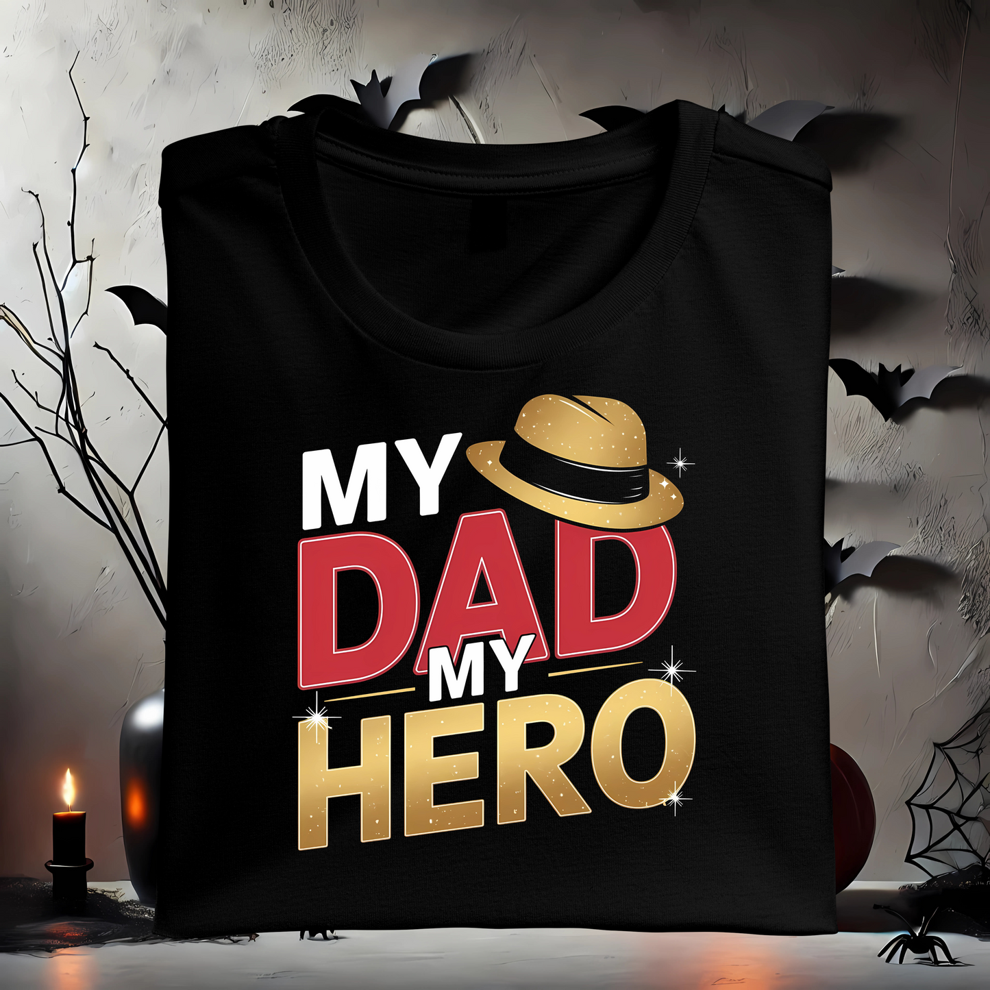 🦸‍♂️ My Dad, My Hero – Premium T-Shirt for Daughters 👧❤️