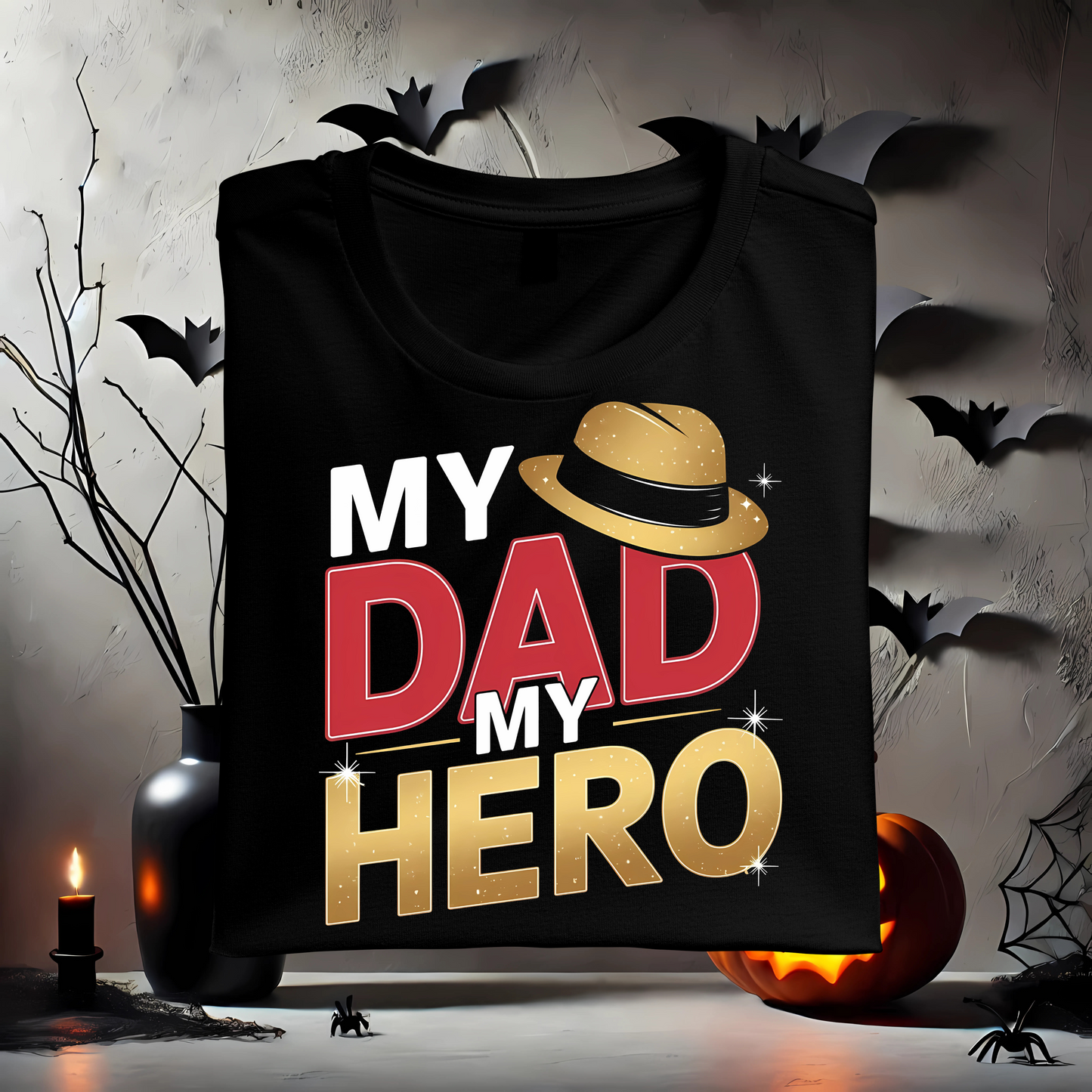 👨‍👧 Dad & Daughter Twinning T-Shirts – My Hero & My Princess 👑✨